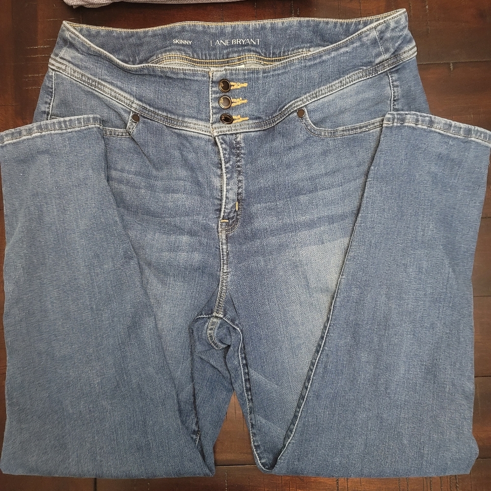 Lane Bryant high waist supper skinny skinny jean